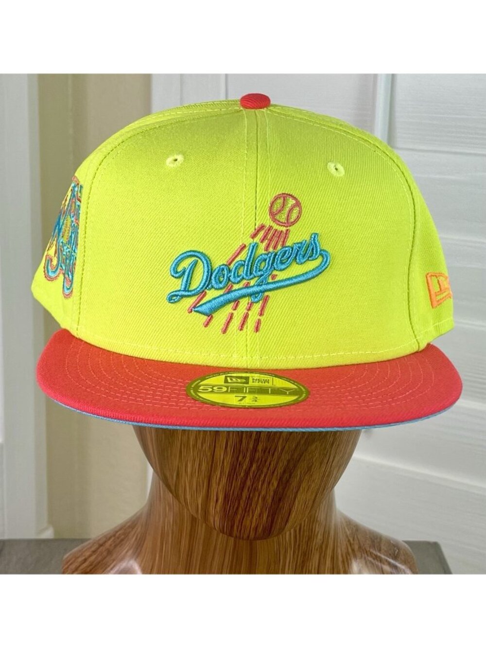 New Era 59Fifty MLB Los Angeles Dodgers 75th World Series Patch - Fitted 7 3/4